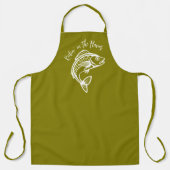 Fisch-Reelin' im Grünen von Aroma-Olivenöl Schürze (Vorderseite)