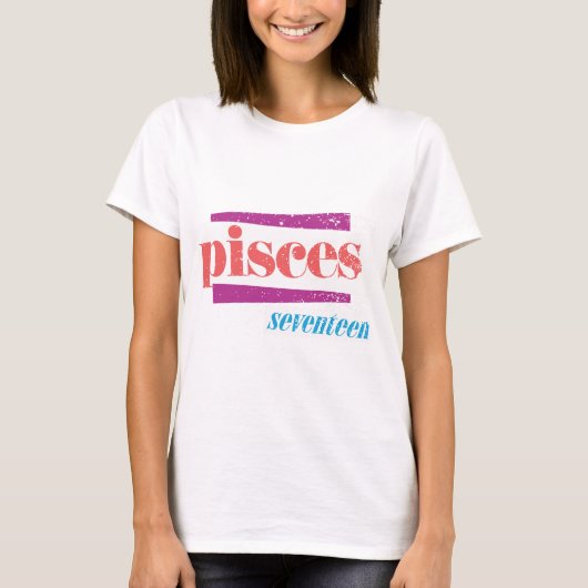Fisch-Rosa T-Shirt (Vorderseite)