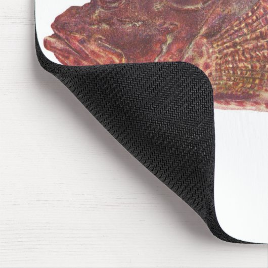 Fisch - Roter Rock Cod - Scorpaena cardinalis Mousepad (Ecke)