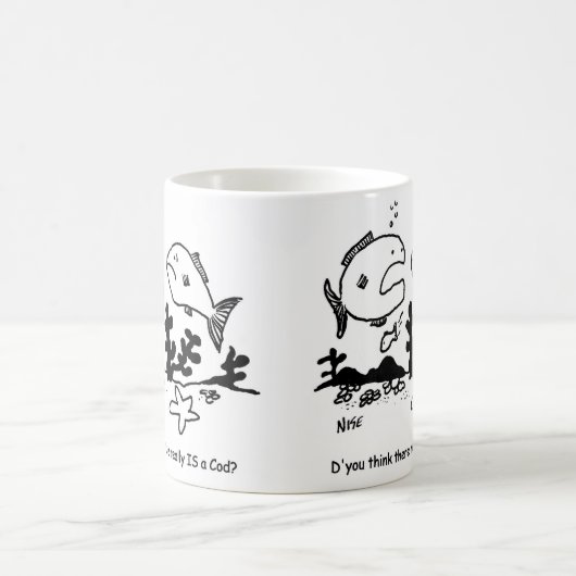 Fisch sagt: "Glauben Sie, dass es wirklich einen K Kaffeetasse (Mittel)