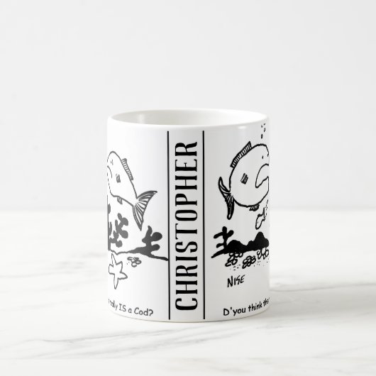 Fisch sagt: "Glauben Sie, dass es wirklich einen K Kaffeetasse (Mittel)