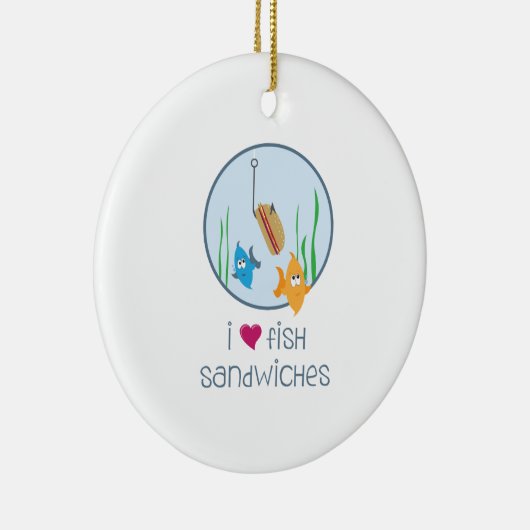 Fisch-Sandwiche Keramikornament (Rechts)