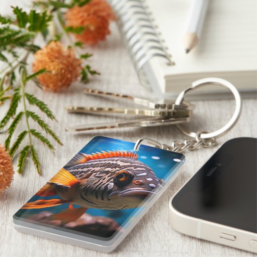 Fisch Schlüsselanhänger (Vorderseite rechts)