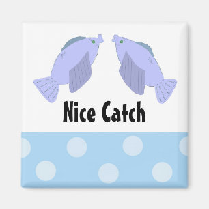 Fisch Schöner Fang Magnet