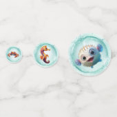 Fisch-Schüssel Confetti Konfetti (Vorderseiten)