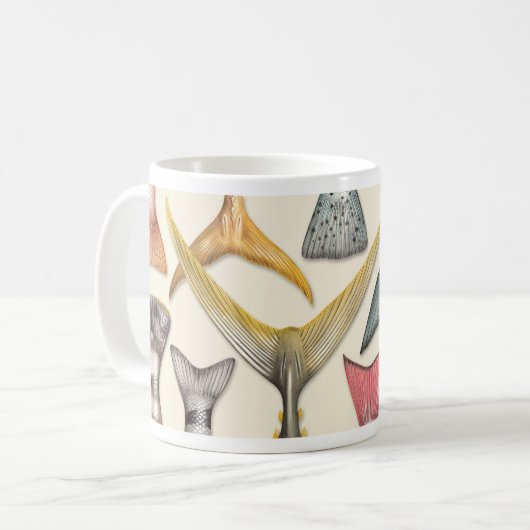 Fisch-Schwanz-Tasse Kaffeetasse (Vorderseite Links)