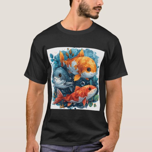 Fisch Serenität in Bewegung #2 T-Shirt (Vorderseite)