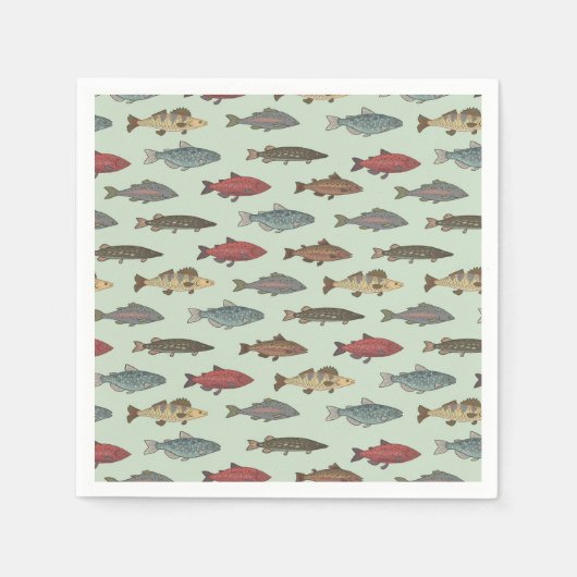 Fisch Serviette (Vorderseite)