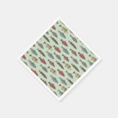 Fisch Serviette (Ecke)