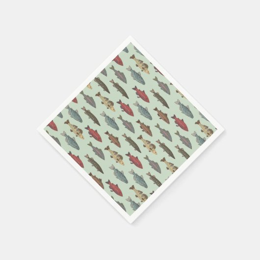 Fisch Serviette (Ecke)