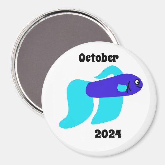 Fisch, Siam Magnet (Vorderseite/Rückseite)