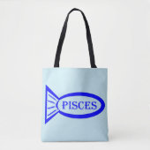 Fisch-Sign-Fisch-Totbeutel Tasche (Vorderseite)