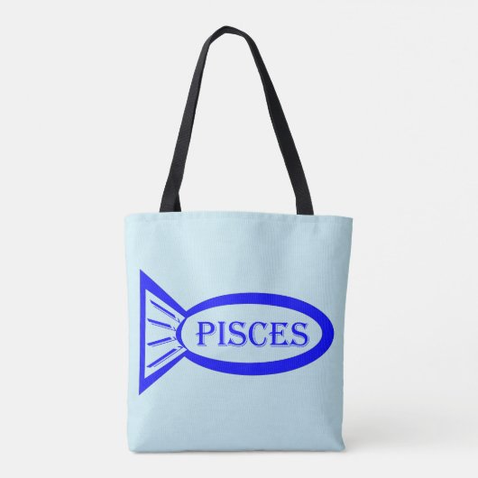Fisch-Sign-Fisch-Totbeutel Tasche (Rückseite)