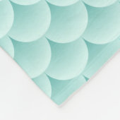 Fisch-Skala-Muster Fleecedecke (Ecke)