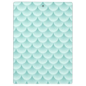 Fisch-Skala-Muster Klemmbrett (Rückseite)