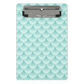 Fisch-Skala-Muster Mini Klemmbrett (Vorderseite)