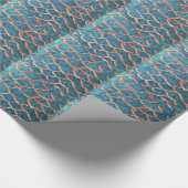 "Fisch-Skalen " Geschenkpapier (Ecke)