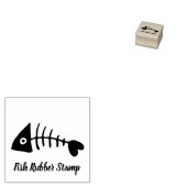 Fisch Skeleton mini Gummistempel (Stempel)