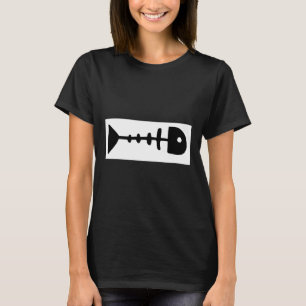 Fisch-Skelett T-Shirt
