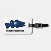 Fisch South Carolina Gepäckanhänger (Vorderseite horizontal)