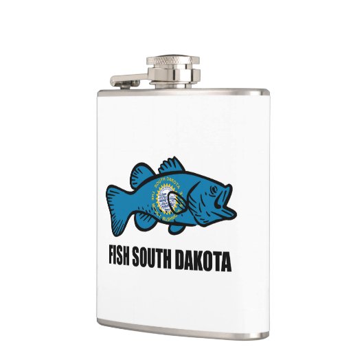 Fisch South Dakota Flachmann (Links)