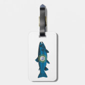 Fisch South Dakota Forelle Gepäckanhänger (Rückseite vertikal)