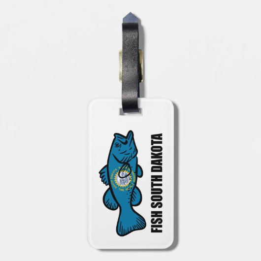 Fisch South Dakota Gepäckanhänger (Rückseite vertikal)