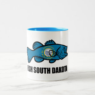 Fisch South Dakota Zweifarbige Tasse
