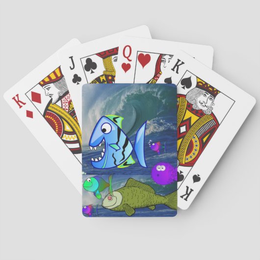 Fisch Spielkarten Deck (Rückseite)