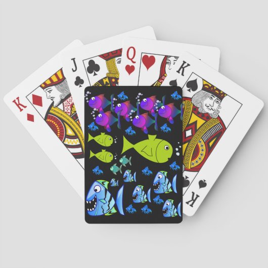 Fisch Spielkarten Deck (Rückseite)