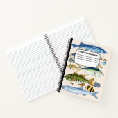 Fisch-Spirituosenfaser Notizblock (Innenseite)