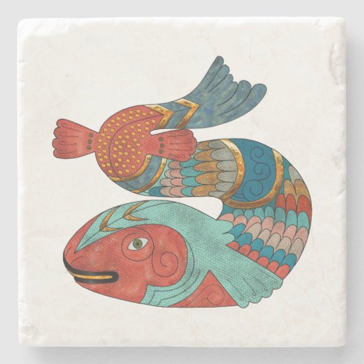 Fisch Steinuntersetzer (Vorderseite)