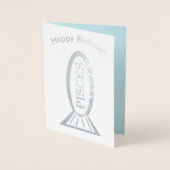 Fisch-Sternenschildkarte Folienkarte (Vorderseite)