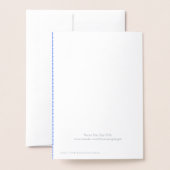 Fisch-Sternenschildkarte Folienkarte (Rückseite mit Umschlag)