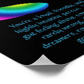 Fisch-Sternzeichen Poster (Ecke)