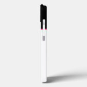 Fisch Stilvoller Name schwarz pink Case-Mate iPhone Hülle (Rückseite / Links)