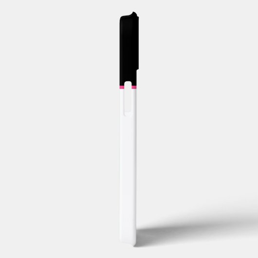 Fisch Stilvoller Name schwarz pink Case-Mate iPhone Hülle (Rückseite / Rechts)