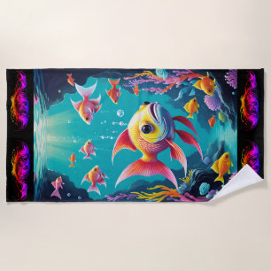 Fisch Strandtuch