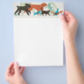 Fisch Swim Birds Fly Hunde Wandertiere Sitter Flyer (Hand)