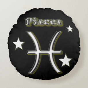 Fisch-Symbol Rundes Kissen