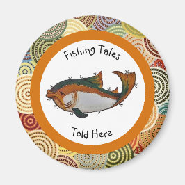 Fisch Tales erzählt Here Magnet