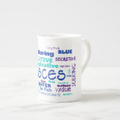 Fisch-Tasse Porzellantasse (Vorderseite Rechts)