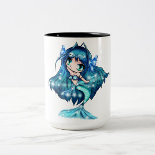 Fisch-Tasse Zweifarbige Tasse