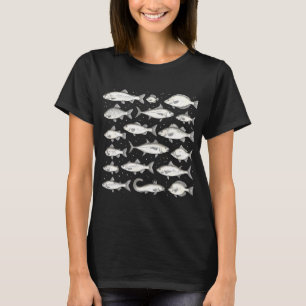 Fisch-Tätowierstil Vintage 90er - Meerestiere T-Shirt