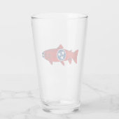 Fisch Tennessee Forelle Glas (Rückseite)