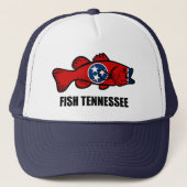 Fisch Tennessee Truckerkappe (Vorderseite)