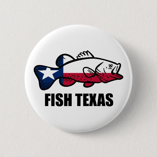 Fisch Texas Button (Vorderseite)