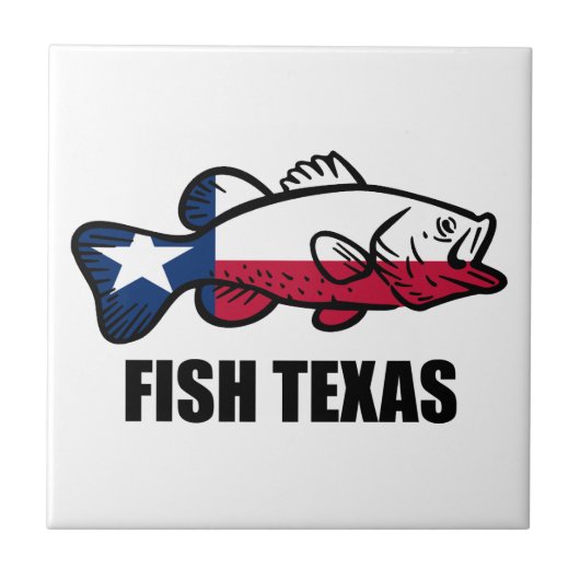 Fisch Texas Fliese (Vorderseite)