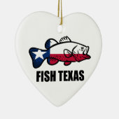 Fisch Texas Keramik Ornament (Rechts)