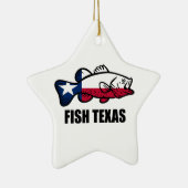 Fisch Texas Keramik Ornament (Rechts)